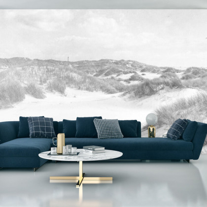 Fototapeta Dune Paradise Faded Vintage W Czerni I Bieli