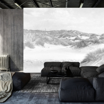 Fototapeta Dune Paradise Faded Vintage W Czerni I Bieli