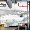 Fototapeta Dune Paradise Faded Vintage W Czerni I Bieli