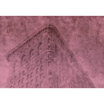 Fototapeta Nowy Jork Grunge Ii Różowy