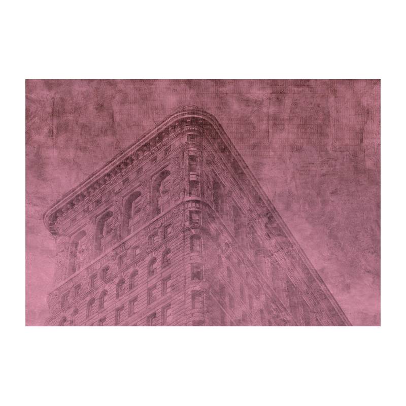 Fototapeta Nowy Jork Grunge Ii Różowy