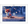 Fototapeta Woodland Fox In Winter Snow, Created With Ai, Artificial Intelligence