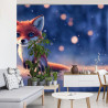 Fototapeta Woodland Fox In Winter Snow, Created With Ai, Artificial Intelligence