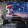 Fototapeta Woodland Fox In Winter Snow, Created With Ai, Artificial Intelligence