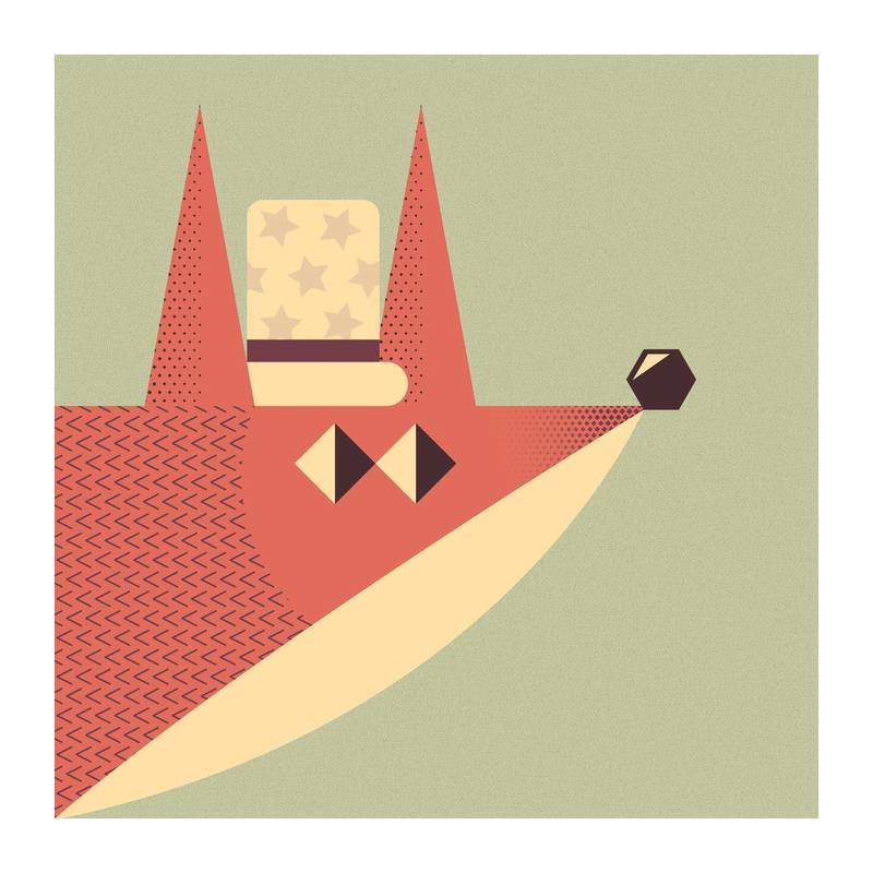 Fototapeta Of A Fox With A Hat