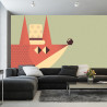 Fototapeta Of A Fox With A Hat