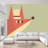 Fototapeta Of A Fox With A Hat