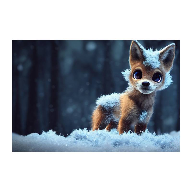 Fototapeta Red Fox In The Snow