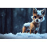 Fototapeta Red Fox In The Snow