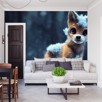 Fototapeta Red Fox In The Snow