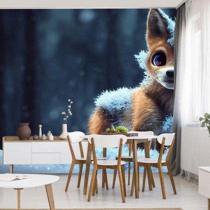 Fototapeta Red Fox In The Snow