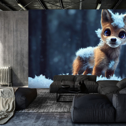 Fototapeta Red Fox In The Snow
