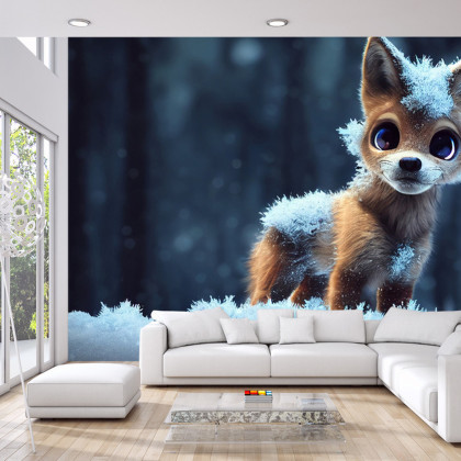 Fototapeta Red Fox In The Snow
