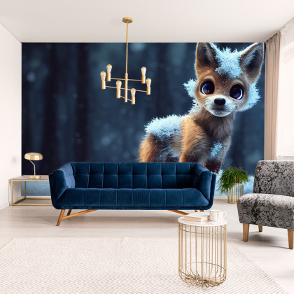 Fototapeta Red Fox In The Snow