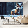 Fototapeta Red Fox In The Snow