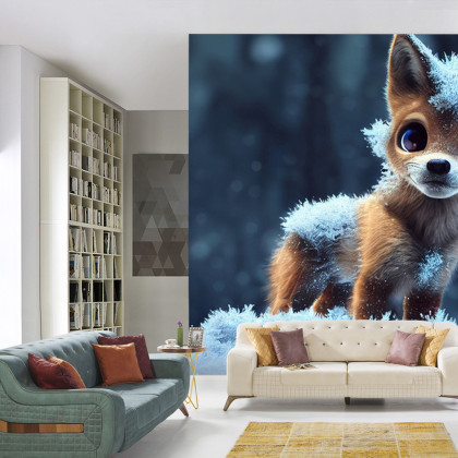 Fototapeta Red Fox In The Snow