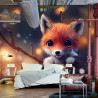 Fototapeta Red Fox Cub In The Snow