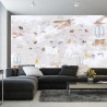 Fototapeta Animals World Map For Kids Wallpaper Design