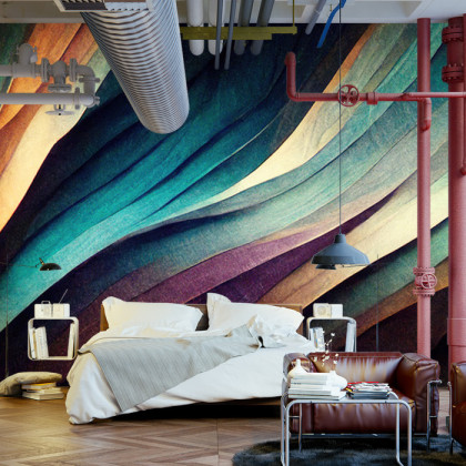 Fototapeta Organic Lines As Abstract Wallpaper Background Design