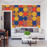 Fototapeta Retro Pattern, Geometric Colorful Abstract
