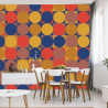 Fototapeta Retro Pattern, Geometric Colorful Abstract