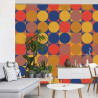 Fototapeta Retro Pattern, Geometric Colorful Abstract