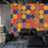 Fototapeta Retro Pattern, Geometric Colorful Abstract
