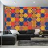 Fototapeta Retro Pattern, Geometric Colorful Abstract