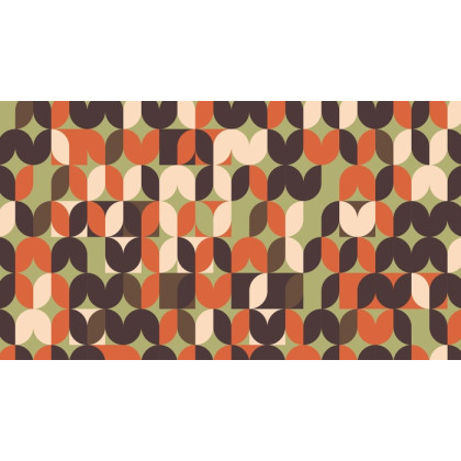Fototapeta Retro Pattern, Geometric Colorful Abstract