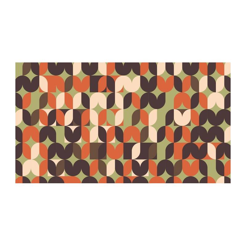 Fototapeta Retro Pattern, Geometric Colorful Abstract