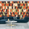 Fototapeta Retro Pattern, Geometric Colorful Abstract