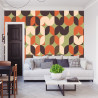 Fototapeta Retro Pattern, Geometric Colorful Abstract