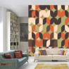 Fototapeta Retro Pattern, Geometric Colorful Abstract