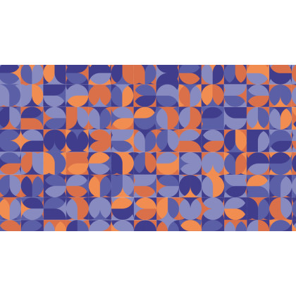 Fototapeta Retro Pattern, Geometric Colorful Abstract