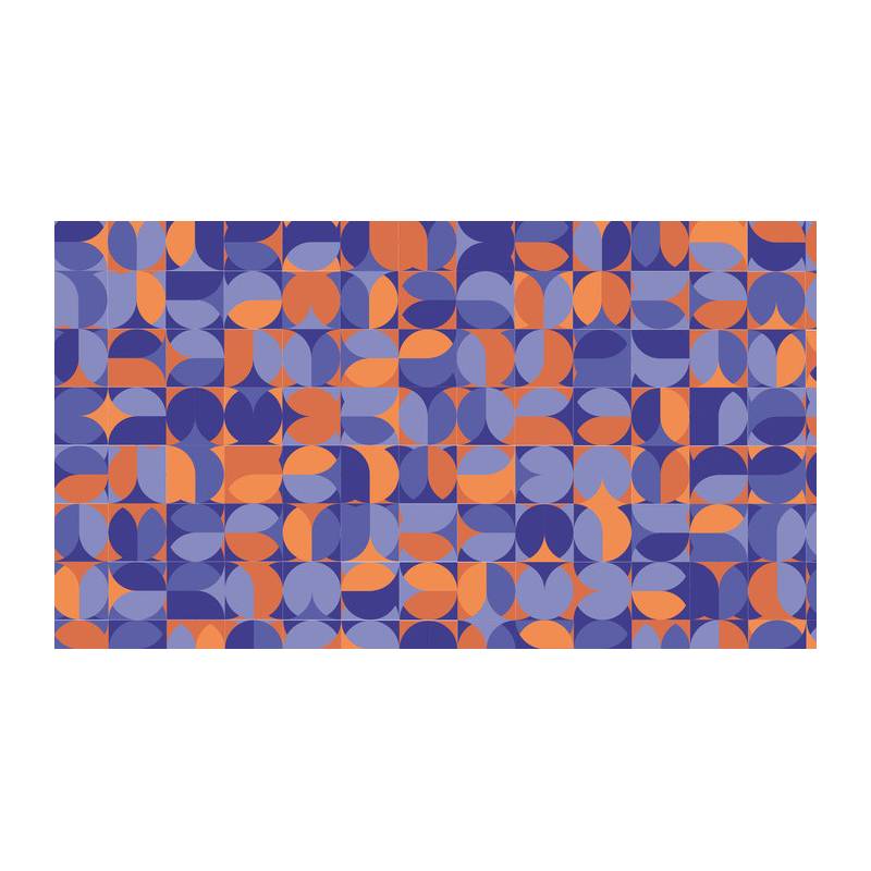 Fototapeta Retro Pattern, Geometric Colorful Abstract