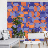 Fototapeta Retro Pattern, Geometric Colorful Abstract