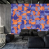Fototapeta Retro Pattern, Geometric Colorful Abstract
