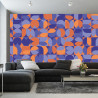 Fototapeta Retro Pattern, Geometric Colorful Abstract