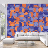 Fototapeta Retro Pattern, Geometric Colorful Abstract