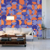 Fototapeta Retro Pattern, Geometric Colorful Abstract
