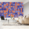 Fototapeta Retro Pattern, Geometric Colorful Abstract