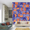 Fototapeta Retro Pattern, Geometric Colorful Abstract
