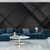 Fototapeta Abstract Black Background. Abstract Graphic Design Banner Pattern Background Template.