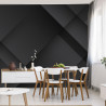 Fototapeta Abstract Black Background. Abstract Graphic Design Banner Pattern Background Template.