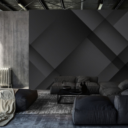 Fototapeta Abstract Black Background. Abstract Graphic Design Banner Pattern Background Template.