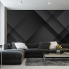 Fototapeta Abstract Black Background. Abstract Graphic Design Banner Pattern Background Template.