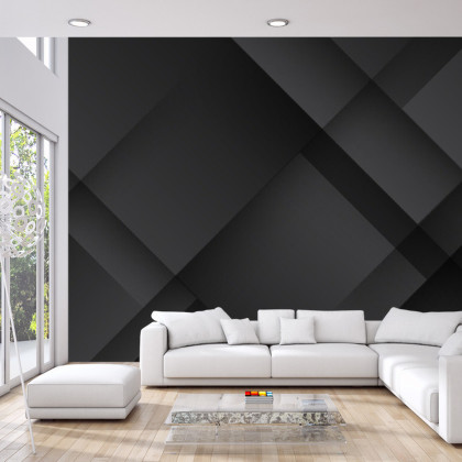 Fototapeta Abstract Black Background. Abstract Graphic Design Banner Pattern Background Template.