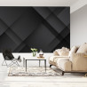 Fototapeta Abstract Black Background. Abstract Graphic Design Banner Pattern Background Template.