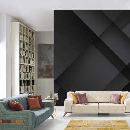 Fototapeta Abstract Black Background. Abstract Graphic Design Banner Pattern Background Template.