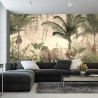 Fototapeta Tropical Trees And Leaves For Digital Printing Wallpaper, Custom Design Wallpaper - 3D